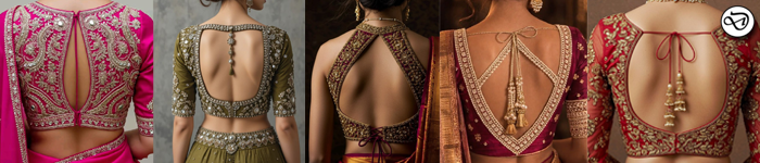 Bridal Blouse Back Designs