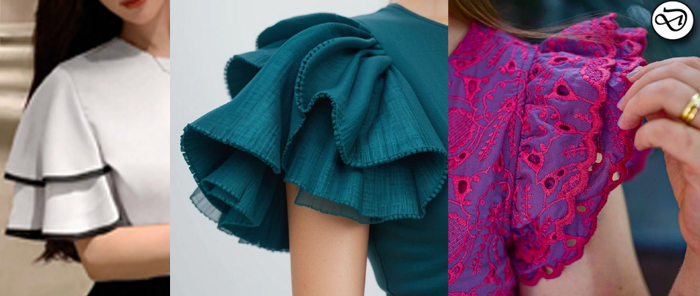 layered sleeve designs for kurtis