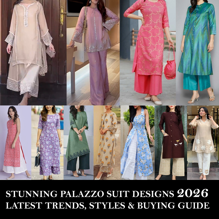Discover the latest palazzo suit designs 2026 with trendy styles, affordable options, and international buying tips. Explore top fashion trends, price ranges, and where to shop online.