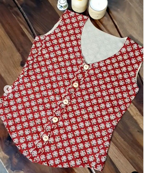 Brick Red WaistCoat