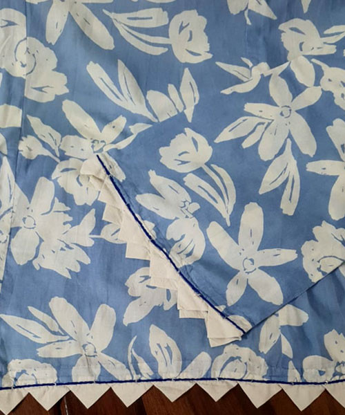 Sky Blue Mul Cotton Suit
