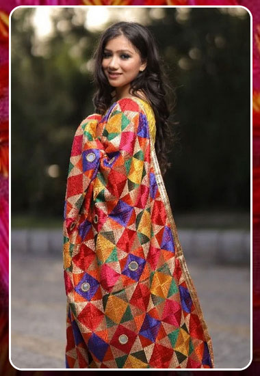 Phulkari - A Famous Handicraft Of Punjab