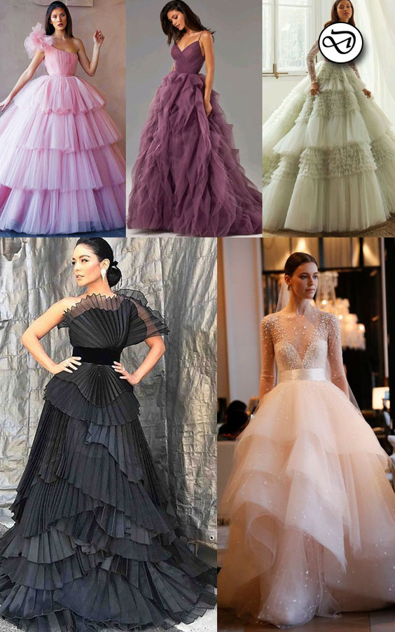 Best Ideas Of Ruffle Gowns